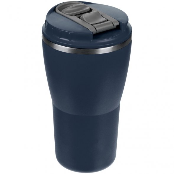 Термостакан Sapporo без логотипа, темно-синий 