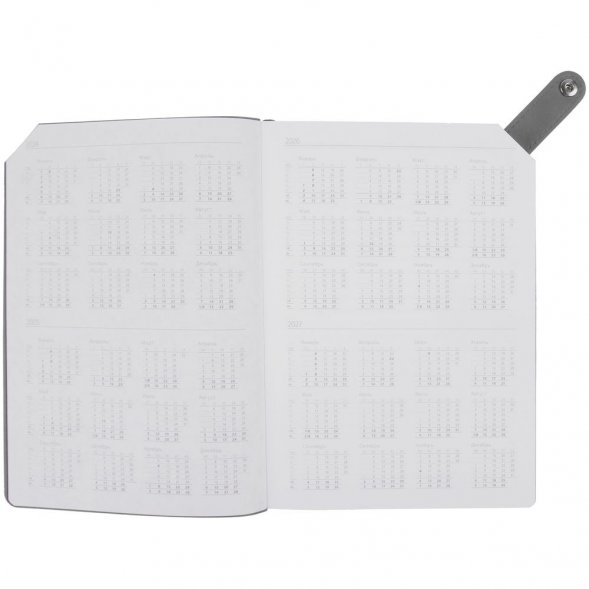 Ежедневник Angle, недатированный, темно-серый 