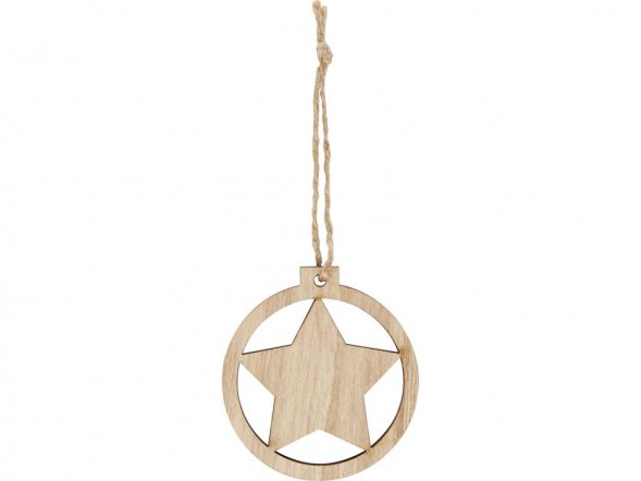 Деревянное украшение Natall в виде звезды 