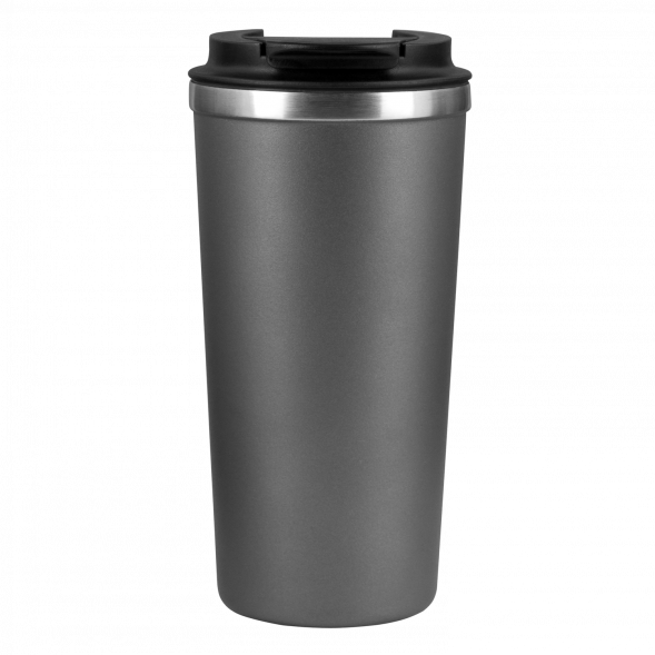 Термокружка вакуумная Palermo, светло-серая 
