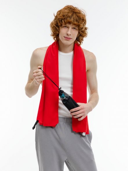 Полотенце спортивное Snaab, красное 