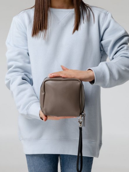 Дорожная косметичка Cubo, серая 