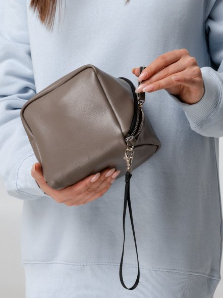 Дорожная косметичка Cubo, серая 