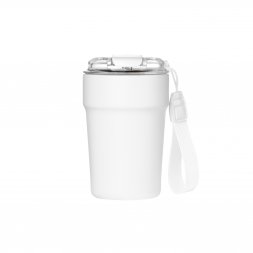 Термокружка вакуумная Monaco, белая