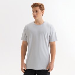 Футболка унисекс KRIS, 100% хлопок, 150 гр., светло-серая, размер XXL