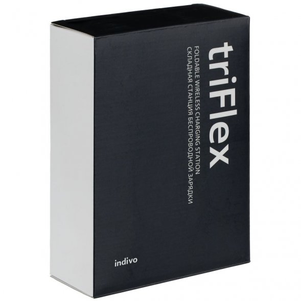 Складная станция беспроводной зарядки triFlex, черная 