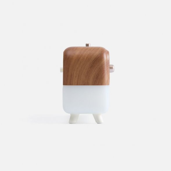 Bluetooth-колонка с беспроводной зарядкой, часами и подсветкой Multiverse, ver.2 