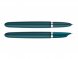 Перьевая ручка Parker 51 CORE TEAL BLUE CT, перо: F, цвет чернил: black, в подарочной упаковке. 
