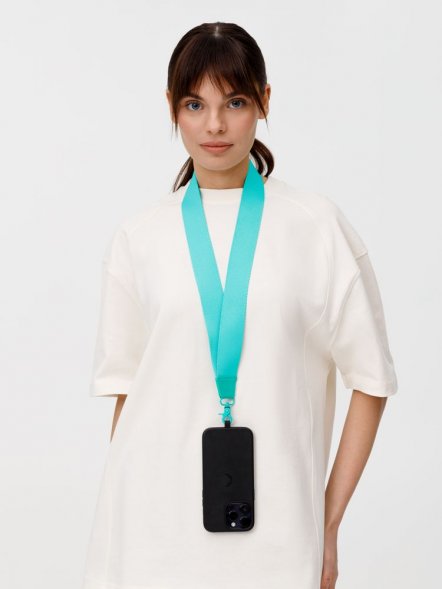 Ланьярд Band, бирюзовый 