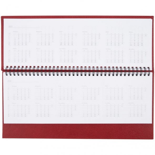 Планинг Sagrin, недатированный, красный 