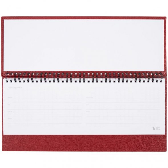 Планинг Sagrin, недатированный, красный 