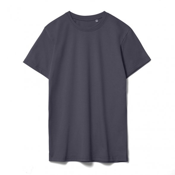 Футболка унисекс T-Bolka 160, темно-серая (графит) 