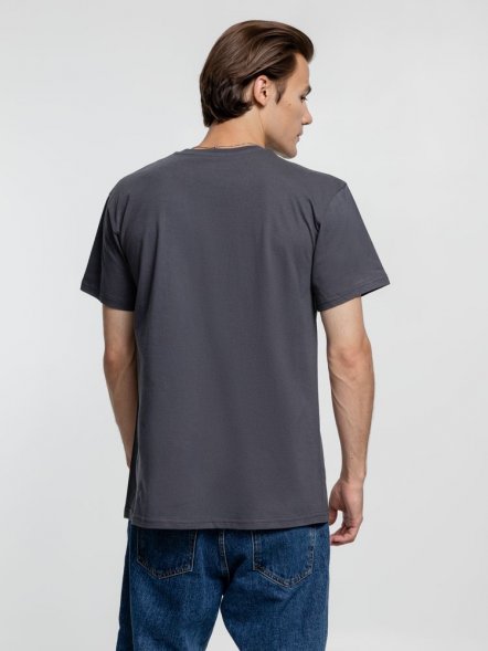 Футболка унисекс T-Bolka 160, темно-серая (графит) 