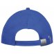 Бейсболка Buffalo, ярко-синяя (royal) с неоново-розовым 