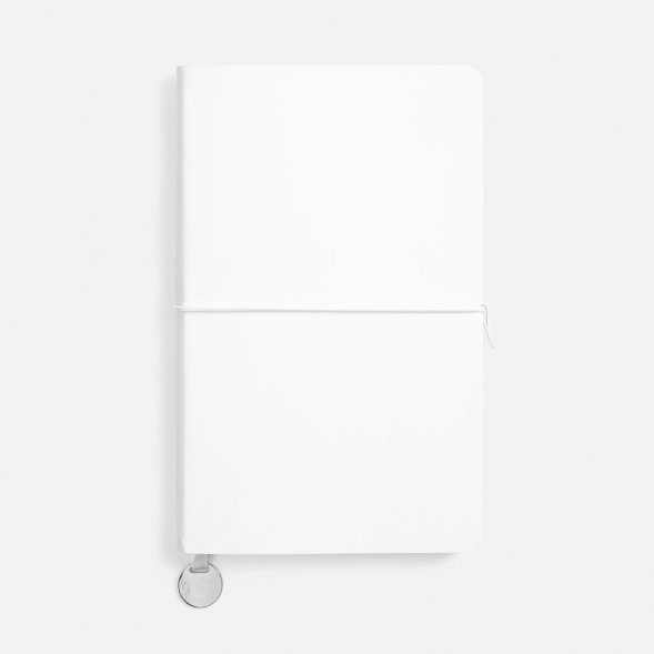 Ежедневник Waltz, недатированный, белый 