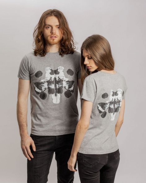 Футболка женская «Подсознательность», серый меланж 