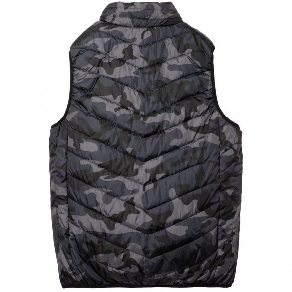Жилет с подогревом Thermalli Valmorel, серый камуфляж 