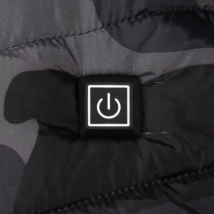 Жилет с подогревом Thermalli Valmorel, серый камуфляж 