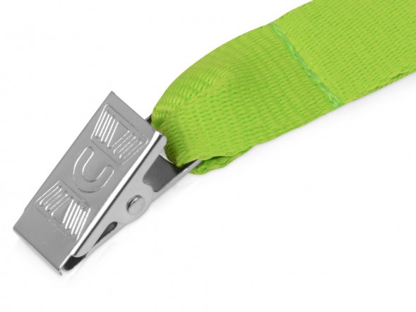 Ланьярд с клипом, зеленое яблоко 