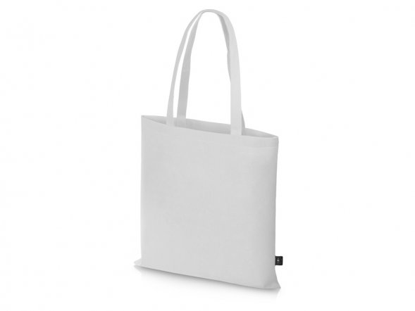 Сумка-шоппер Reviver из нетканого переработанного материала RPET, белый 