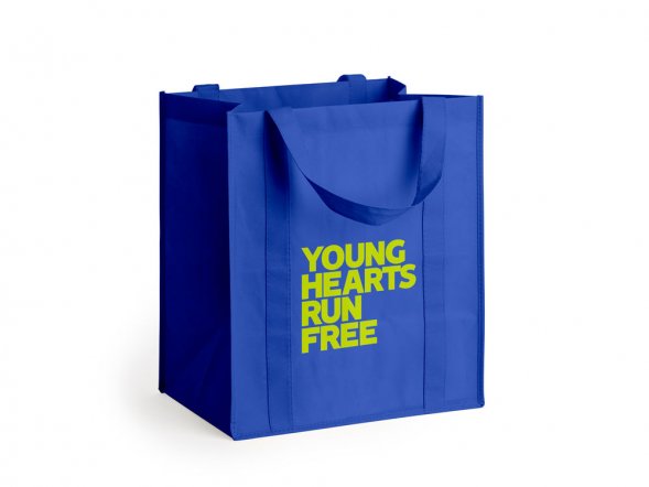 Сумка BARNET для покупок из нетканого материала 80 г/м2, королевский синий 