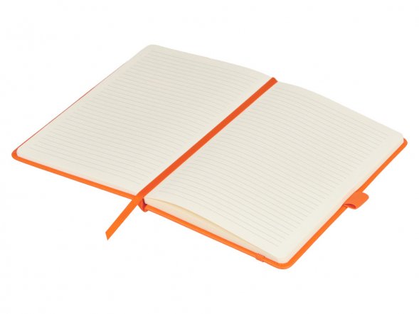 Блокнот Softy 2.0, твердая обложка A5, 80 листов, оранжевый 