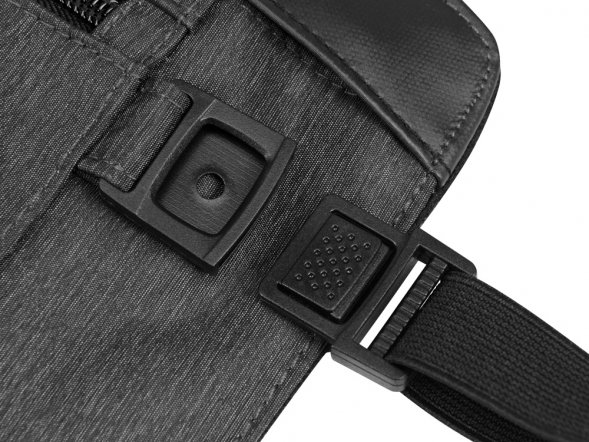 Сумка на пояс District, темно-серый 