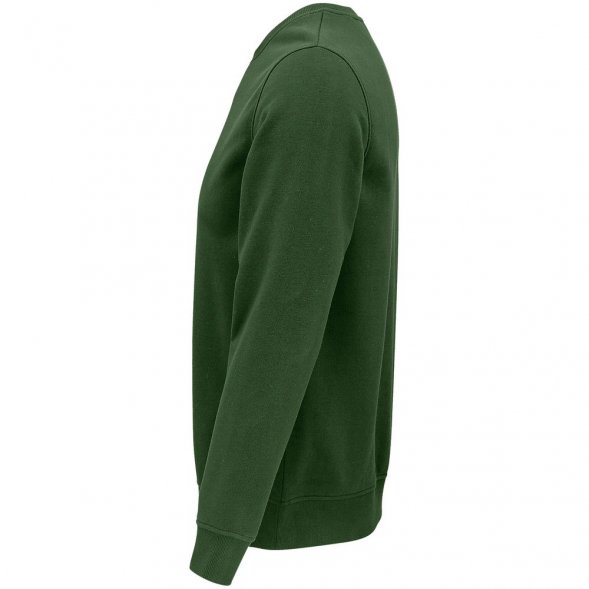 Свитшот унисекс Comet, темно-зеленый 