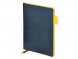 Ежедневник недатированный А5 Boston, темно-синий (желтый обрез) 