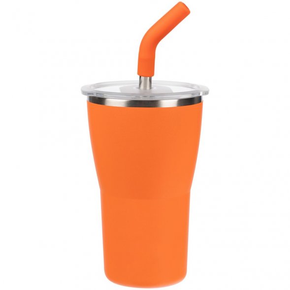Термостакан Sapporo без логотипа, оранжевый 