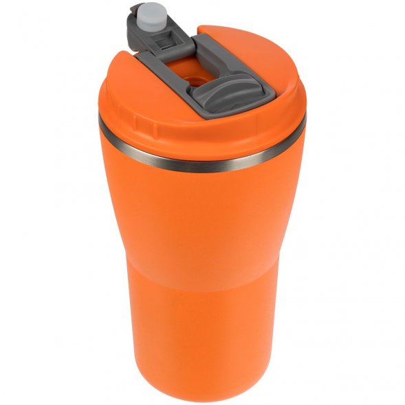 Термостакан Sapporo без логотипа, оранжевый 