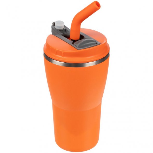 Термостакан Sapporo без логотипа, оранжевый 