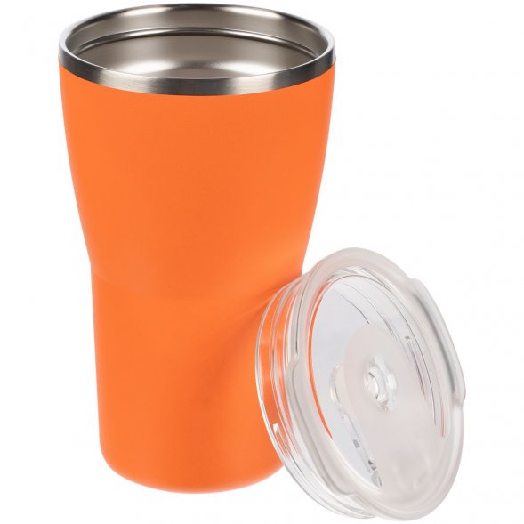 Термостакан Sapporo без логотипа, оранжевый 