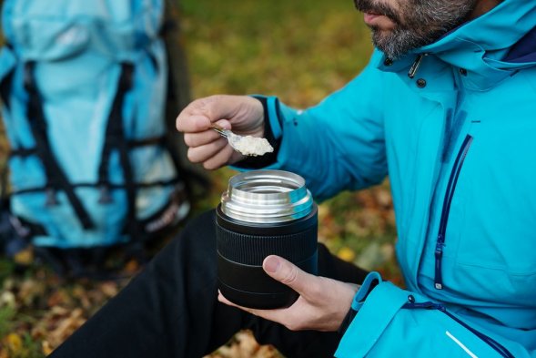 Термос для еды Takk Pappa, черный 