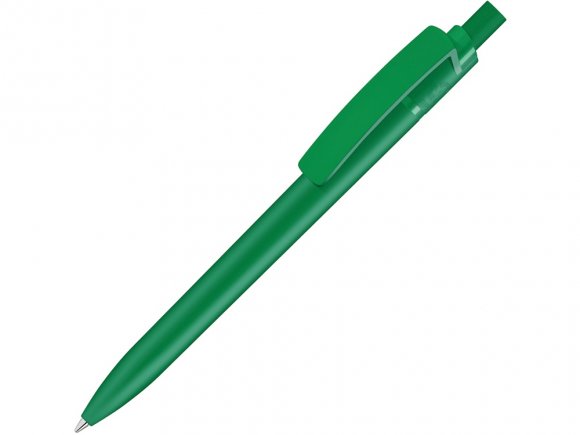 Ручка шариковая пластиковая из RPET RECYCLED PET PEN STEP F, зеленый 