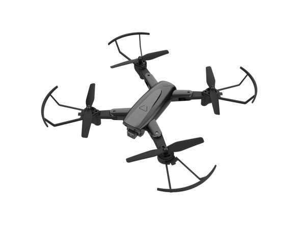 Квадрокоптер Hiper HQC-0031 Paladin FPV 0.3Mpix 480р WiFi ПДУ черный/серый 