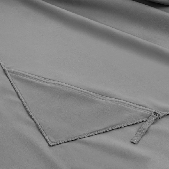 Полотенце спортивное Hard Work, серое 