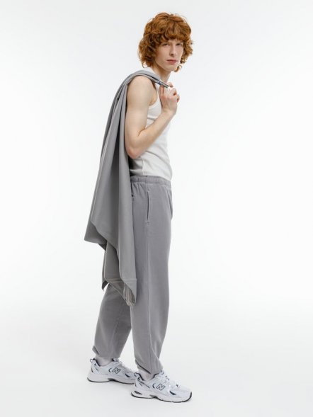 Полотенце спортивное Hard Work, серое 