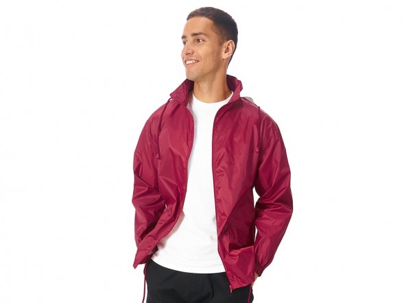 Ветровка Miami мужская с чехлом, красный 