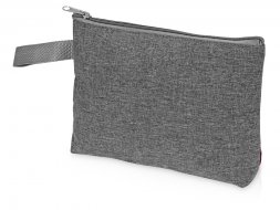 Косметичка двухцветная Trivium, серый/бордовый