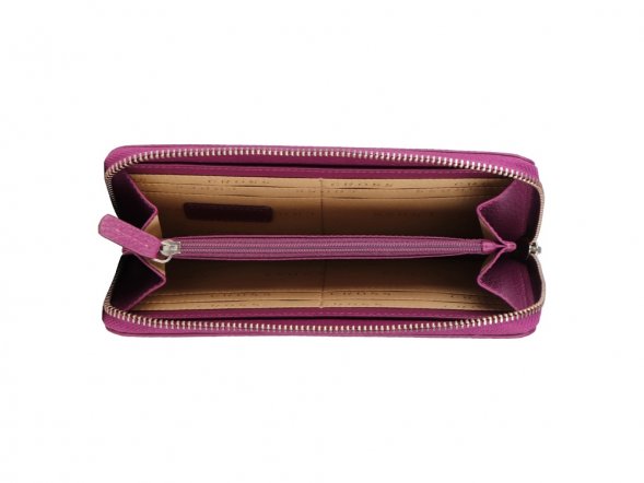 Кошелёк Cross Colors Plum, кожа наппа, фактурная, цвет сливовый 