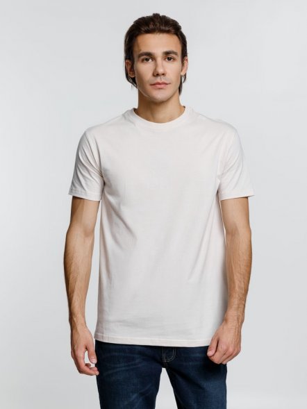 Футболка унисекс T-Bolka 160, молочно-белая 