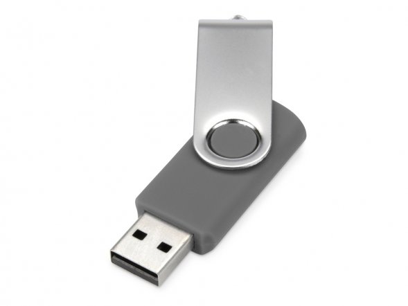 Флеш-карта USB 2.0 8 Gb Квебек, серый 