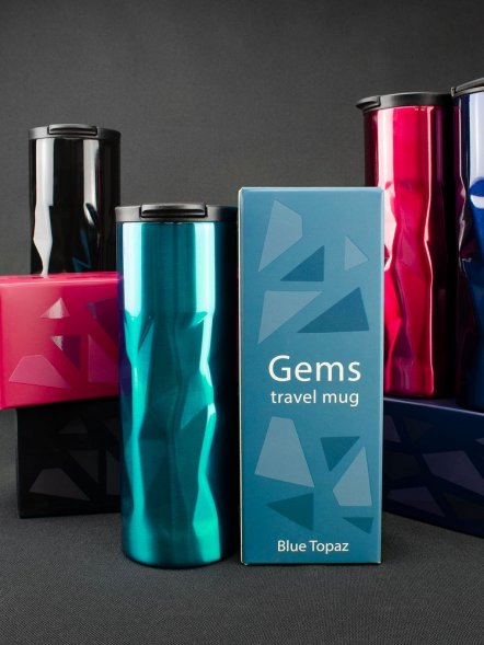 Термостакан Gems Red Rubine, красный рубин 