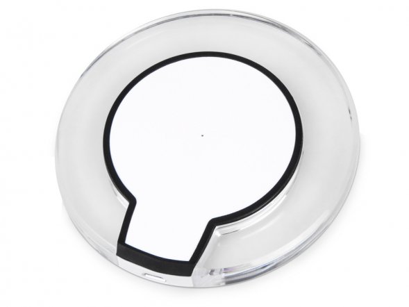 Беспроводная зарядка Pod со светодиодной подсветкой, белый 