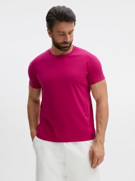 Футболка Imperial 190, ярко-розовая (фуксия) 