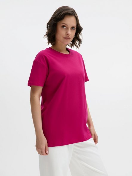 Футболка Imperial 190, ярко-розовая (фуксия) 