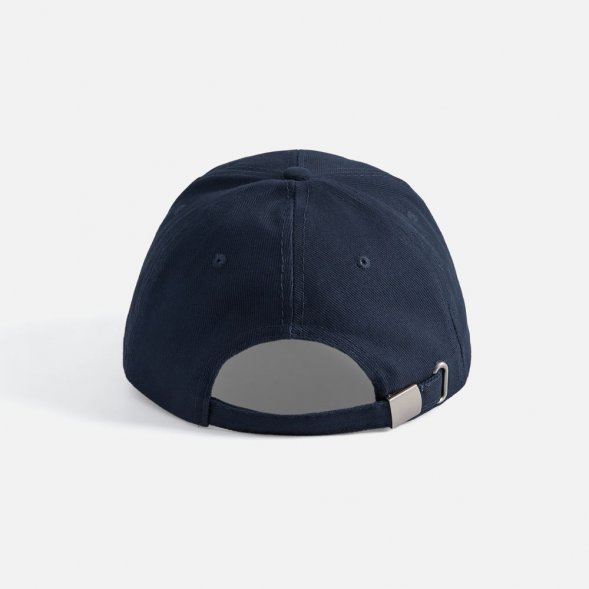 Бейсболка Buffalo, темно-синяя с неоново-оранжевым 