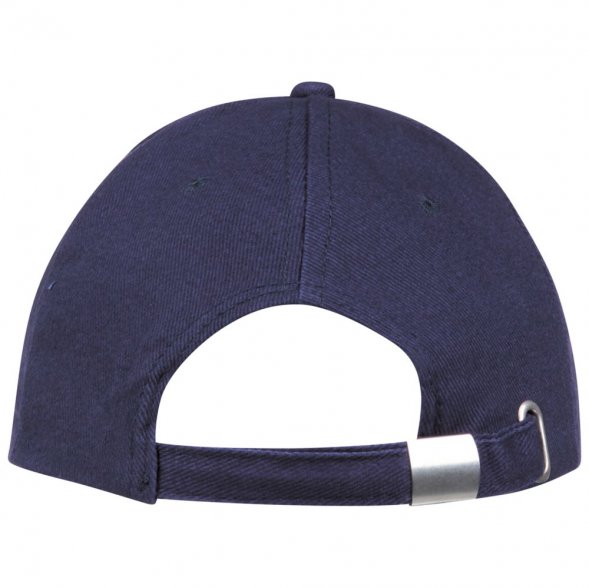 Бейсболка Buffalo, темно-синяя с неоново-оранжевым 