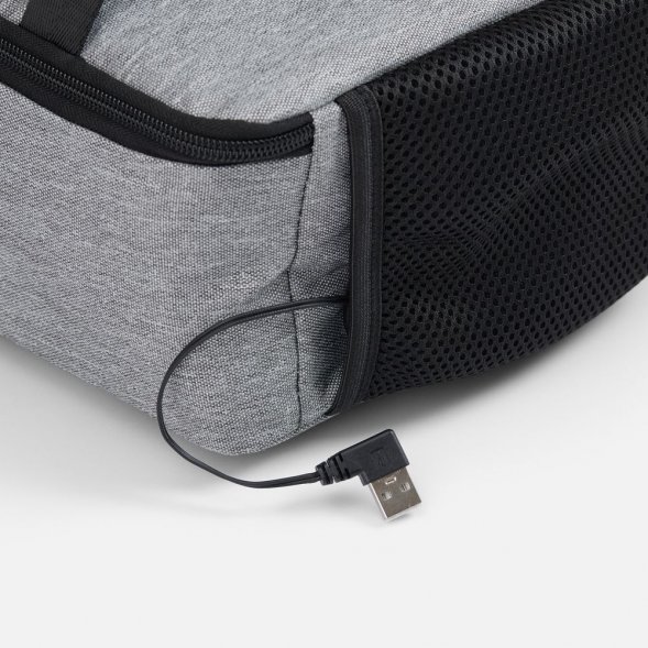 Изотермическая сумка с функцией подогрева Oneworld, серая 